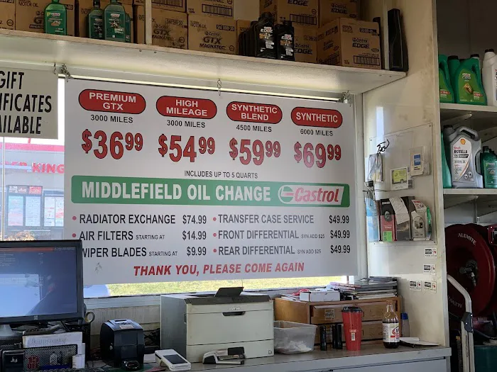 Middlefield Oil Change 1