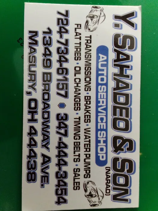 Y. Sahadeo and Son auto Service Shop LLC 0