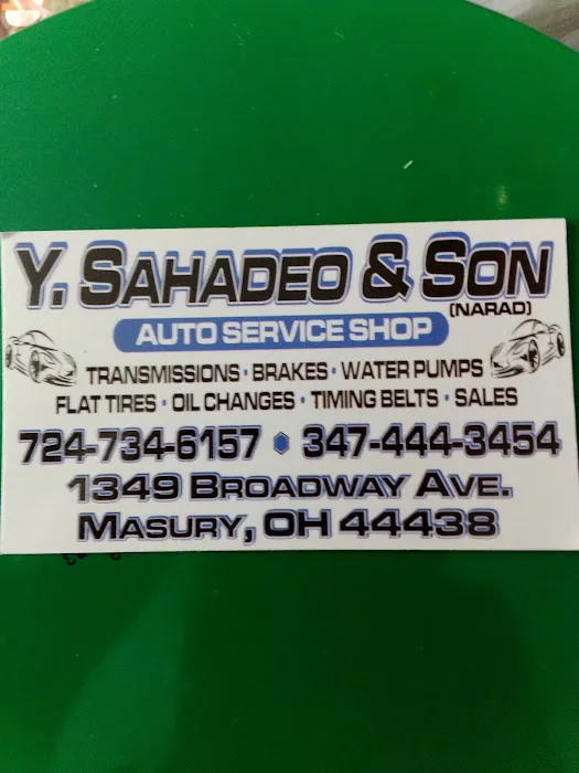 Y. Sahadeo and Son auto Service Shop LLC 1
