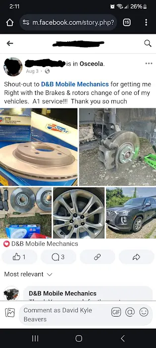 D&B Mobile Mechanics & Roadside, LLC 4