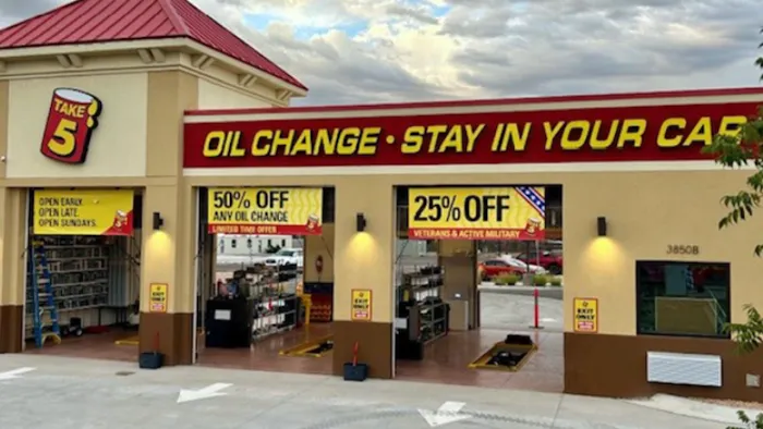 Take 5 Oil Change 1