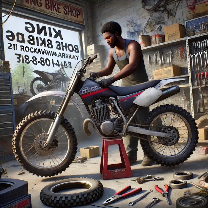 King Bike Shop Sale & Repair Gas and Electric 1