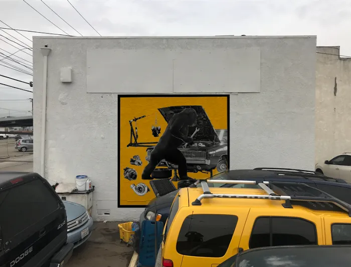 In the hood (of a car) auto repair 5