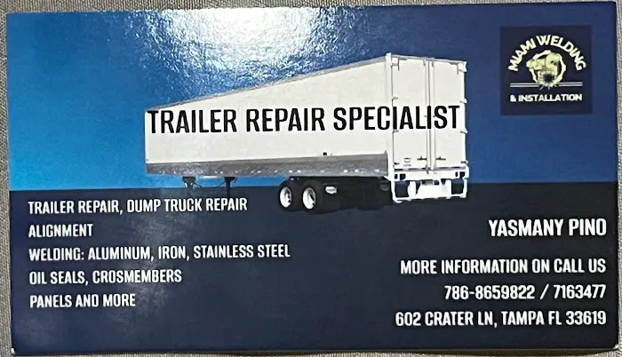 Miami Welding and Installation, Trailer repair 5
