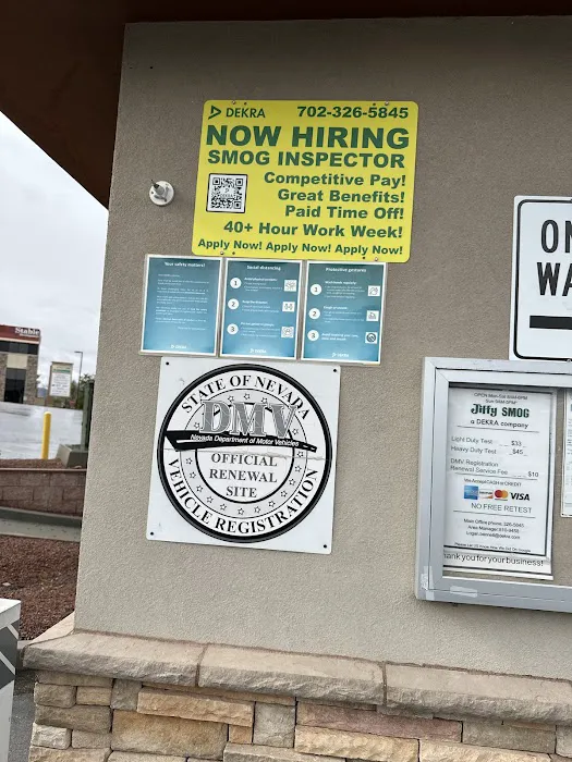 Jiffy Smog, a DEKRA company - 3061 St Rose Pkwy - NV 1