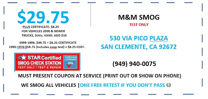 M & M Smog Test 2