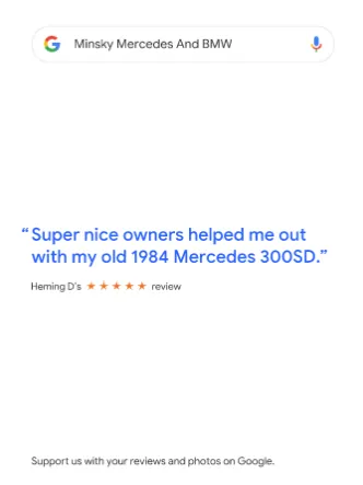 Minsky Mercedes, BMW & More - Auto Repair 0