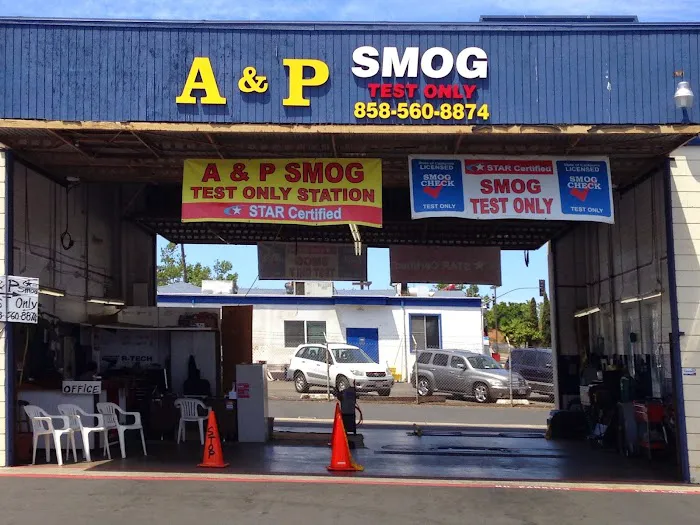 A & P SMOG TEST ONLY STAR CERTIFIED 7