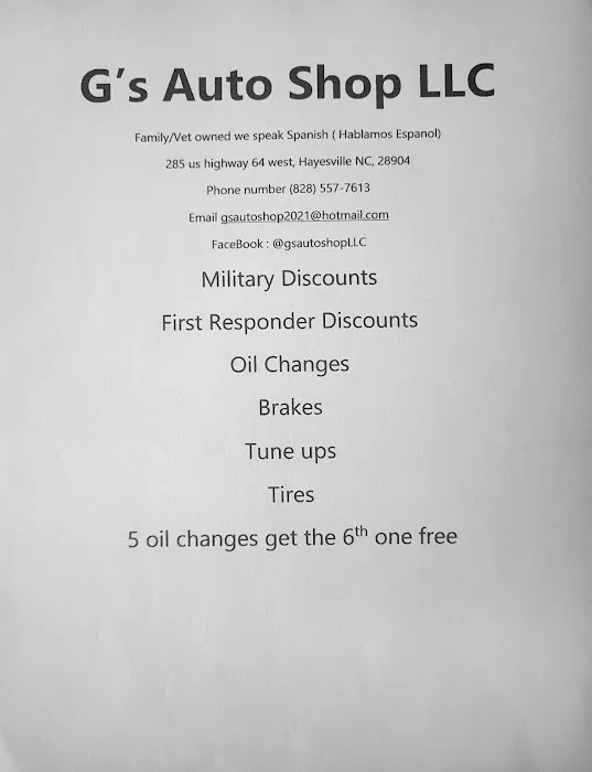 G's Auto Shop LLC 1