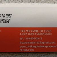 O.T.G LUBE EXPRESS ENTERPRISE LLC