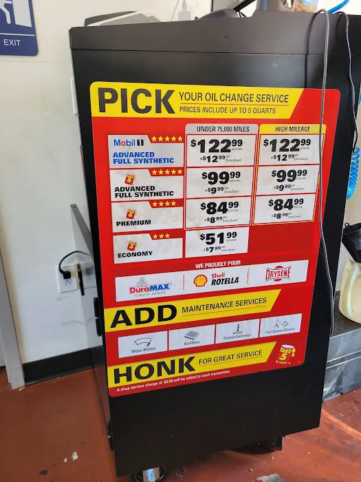 Take 5 Oil Change 1