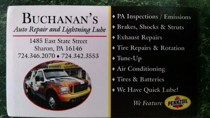 Buchanan's Auto Repair & Lightning Lube 1