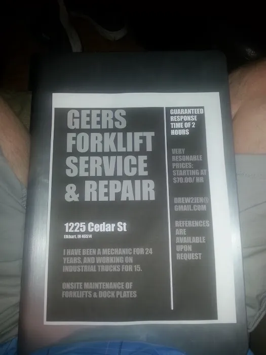 Geers forklift service and repair. 3