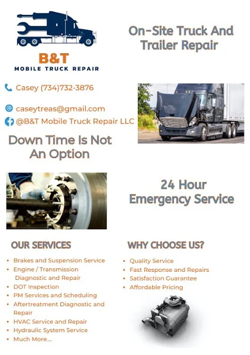B&T Mobile Truck Repair LLC 1