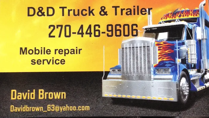 D & D Truck & Trailer 24/7 Oak Grove Ky Mobile Repair 1