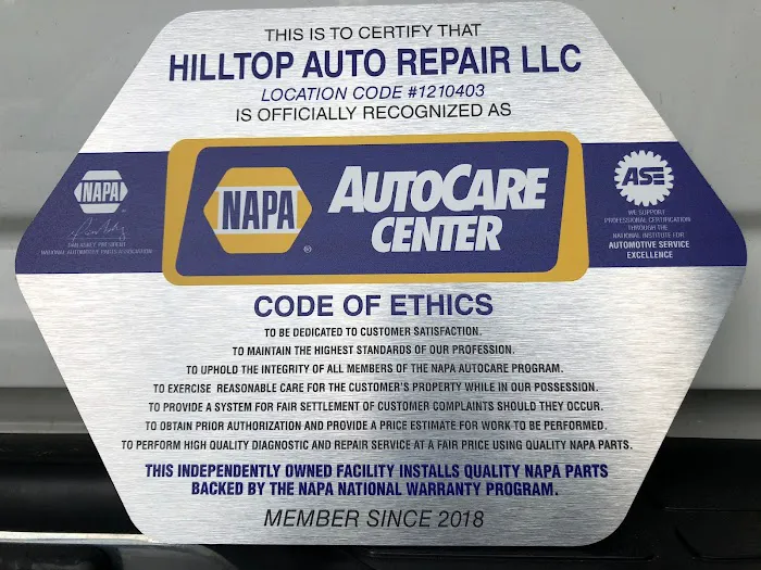 Hilltop Auto Repair LLC 1