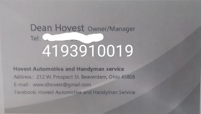 Hovest Automotive and Handyman Services 1