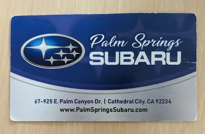 Palm Springs Subaru Service Center 2