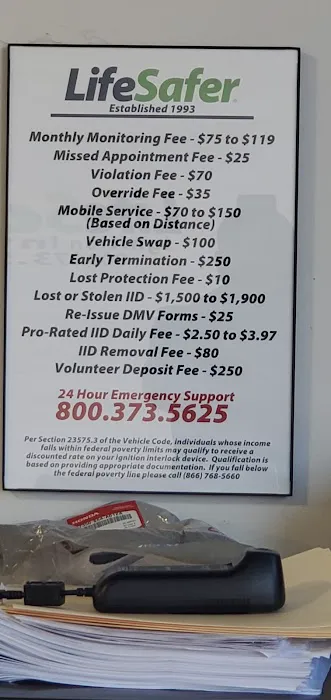 LifeSafer Ignition Interlock Hayward 0
