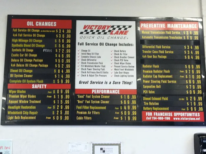 Victory Lane Quick Oil Change (Canton) 8