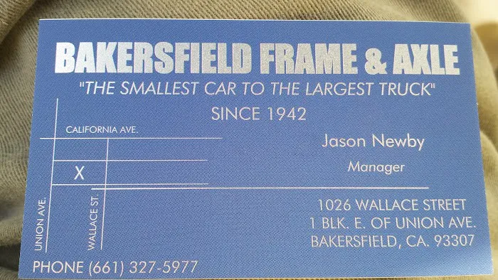 Bakersfield Frame & Axle 4