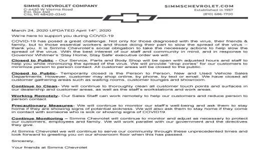 Simms Chevrolet Service 8