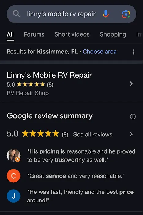 Linny's Mobile RV Repair 2