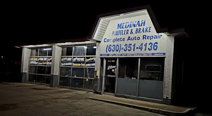 Medinah Muffler & Brake | NE corner of Irving Park Rd & Medinah Rd 0