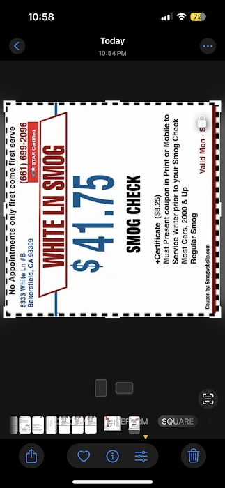 White Ln Smog Check 6