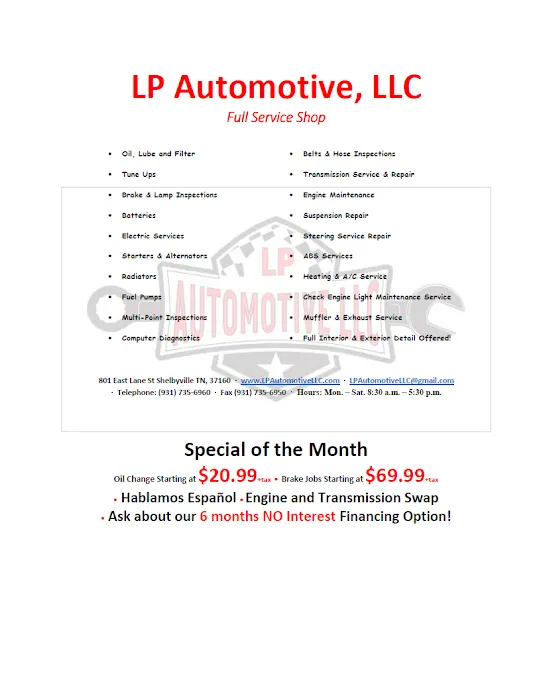 LP Automotive, LLC 5