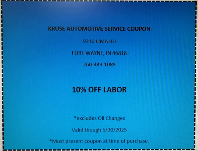 Kruse Automotive Repair and Service 1