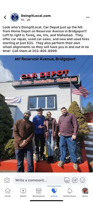 CAR DEPOT - AUTO CAR REPAIR SERVICES NEAR ME - NEW AND USED TIRES SALE 5