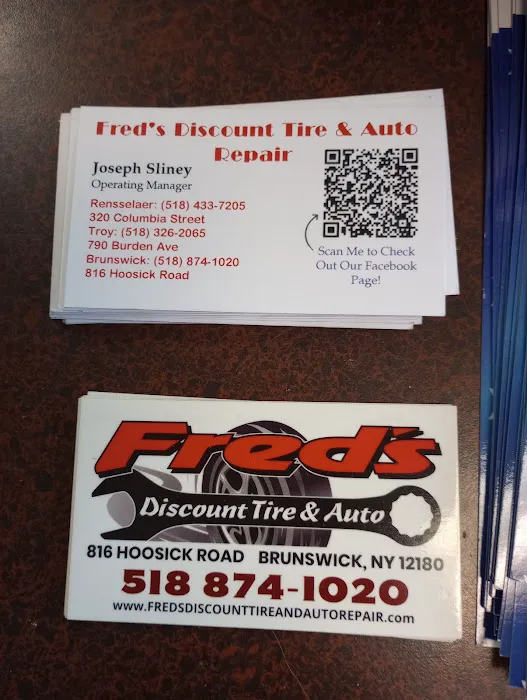 Fred's Discount Tire & Auto Repair, Brunswick NY 5
