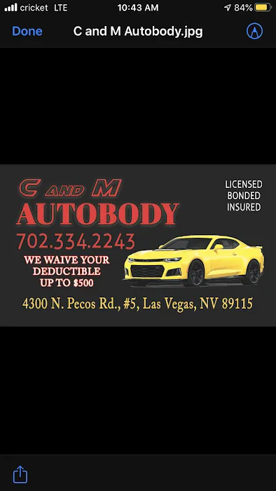 C and M auto body 0