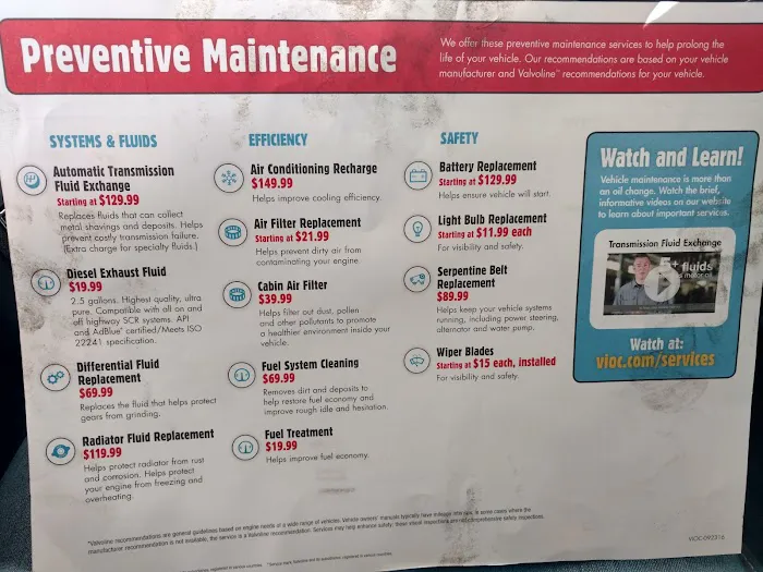 Valvoline Instant Oil Change 8