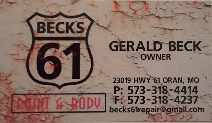 Becks 61 Paint & Body, LLC 4