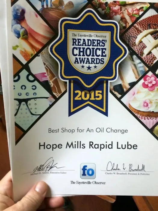 Hope Mills Xpress Lube & Wash 9