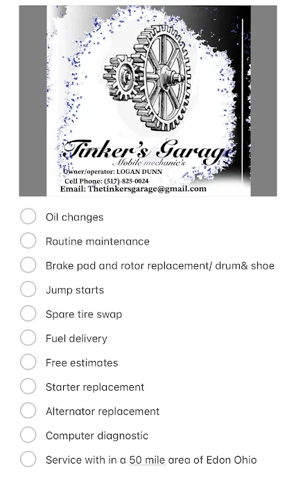 The Tinkers Garage LLC 1