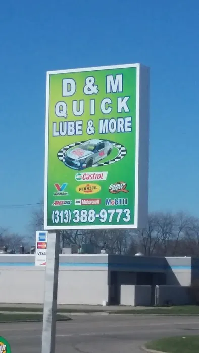 D & M Quick Lube. Oil change 7