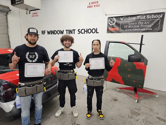Ridinfresh- Headliner Repair, Mobile Window Tinting, Ceramic Coating, Tint School 5