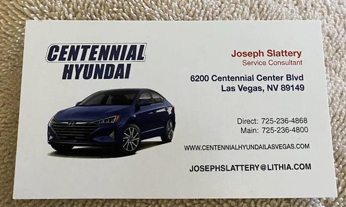 Centennial Hyundai Service Department 0