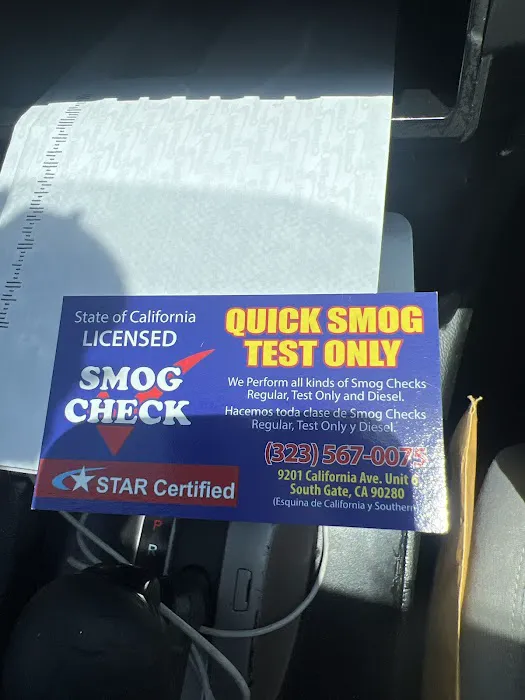 QUICK SMOG TEST ONLY 0