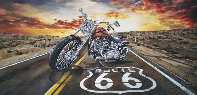 Street Custom Motorcycle 1