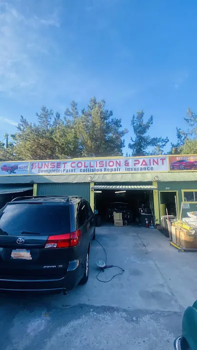Sunset Collision & Paint 3