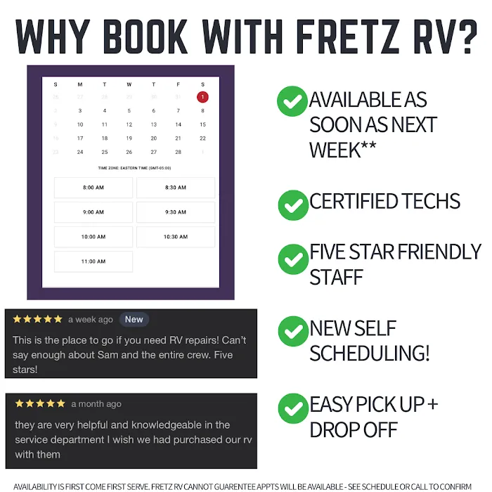 Fretz RV Service Dept 1