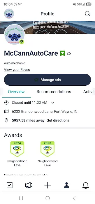 McCann AutoCare 3