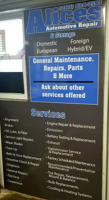 Alice's Automotive Repair 1