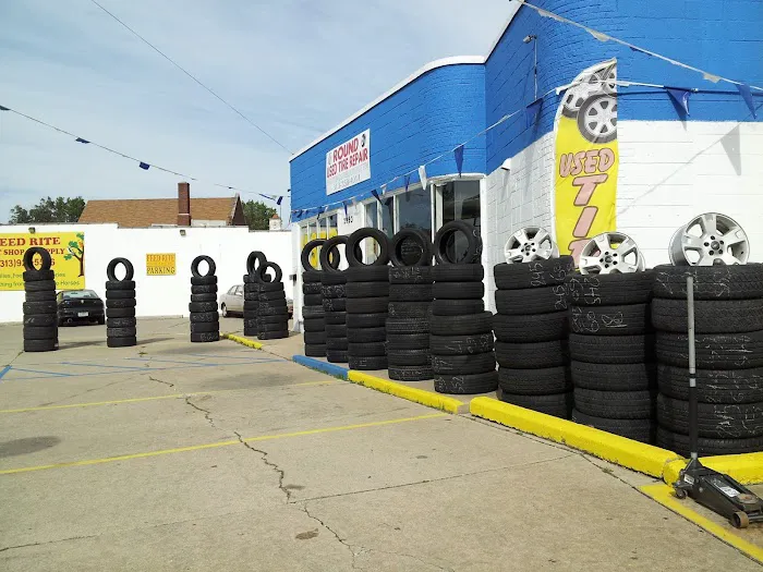 Round Used Tire Repair 3