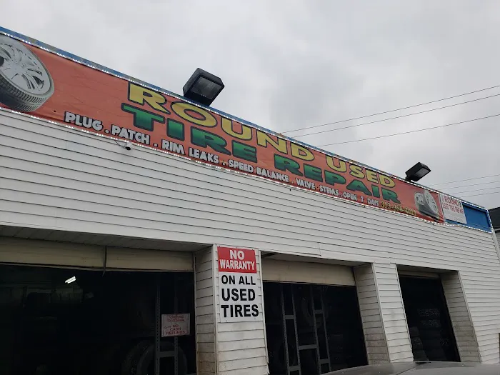 Round Used Tire Repair 0