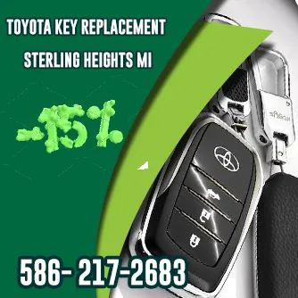 Toyota Key Replacement Sterling Heights MI 1